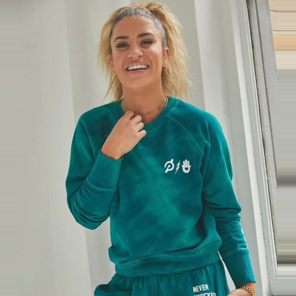 Peloton x Spiritual Gangster Kendall Toole Never Knock Out Sweatshirt size Small